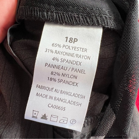 NWT Penningtons stretch bootcut petite dress pant low rise size 18 grey stripe - Picture 5 of 12